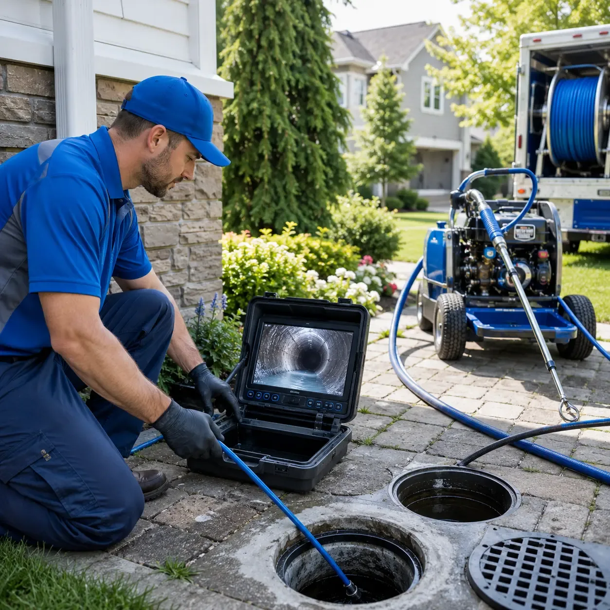 Outdoor drain cleaning professionals serving Canyon Dam, CA